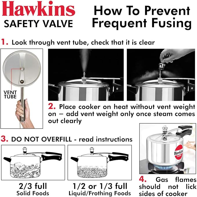 Válvula de seguridad Hawkins para ollas a presión 14 litros miniatura 8