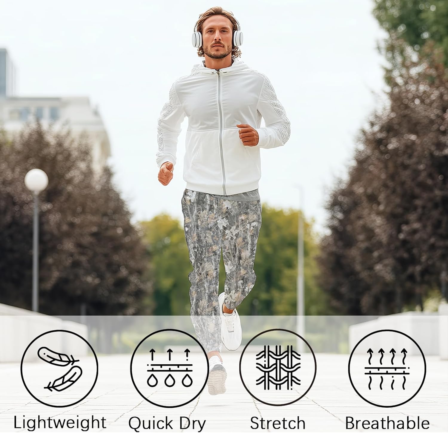 Mens Joggers Sweatpants with Pockets for Men Sports Casual Sweatpants Workout Track Pants Training with Drawstring