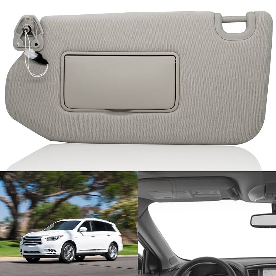Amazon.com: NHILES Left Driver Sun Visor with Lamp & Mirror