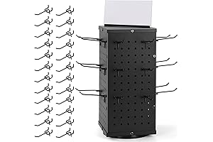High-Capacity Revolving Pegboard Display Stand for Maximum Retail Impact