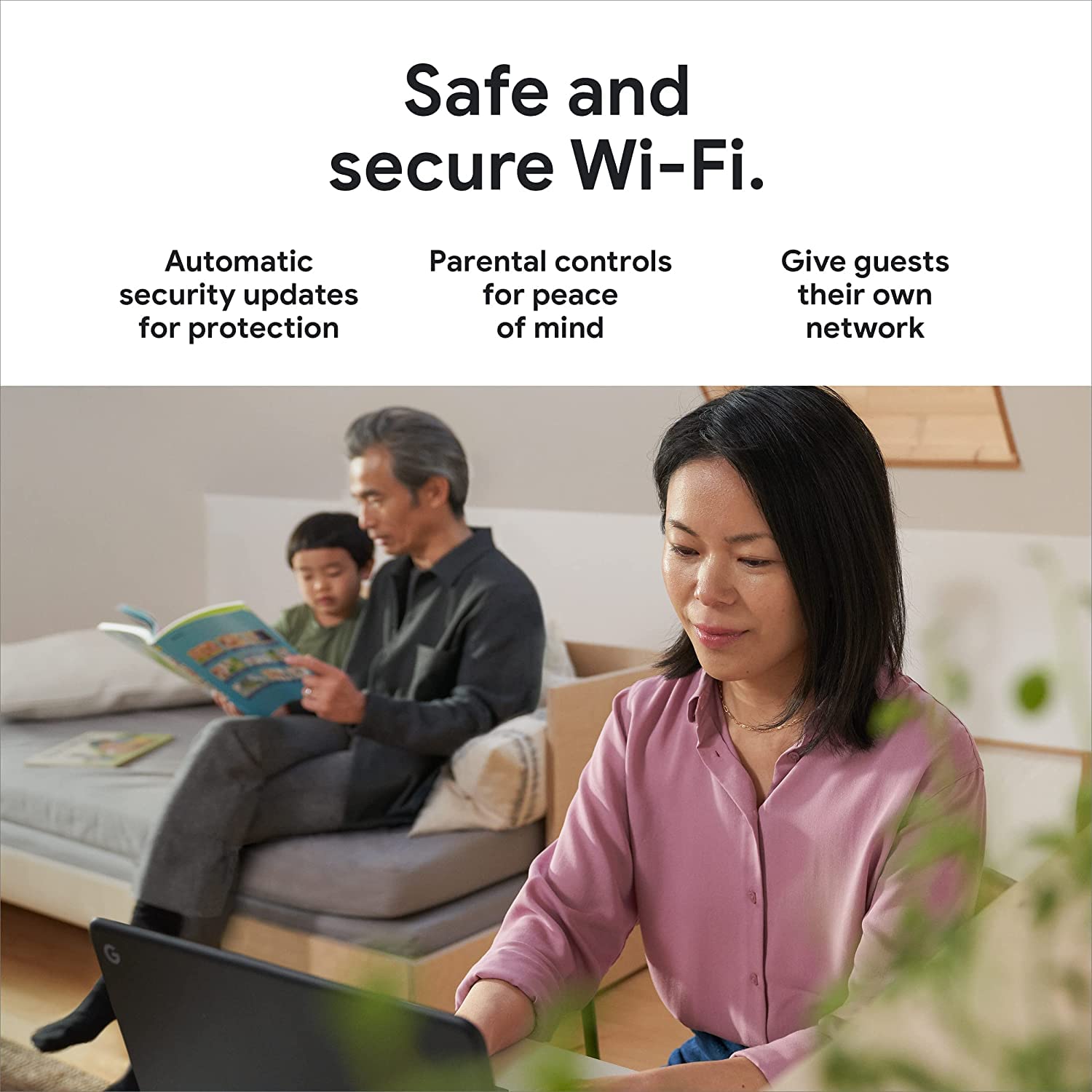 Google Nest WiFi 6 pro (4 Pack, Snow) (Renewed)