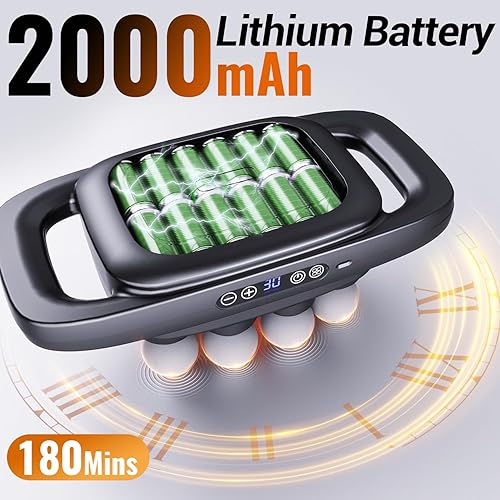 Miniatura 6 de 16-Head Massage Gun, Electric Deep Tissue Body Massager, Professional Muscle Massager Tool for Easing Shoulder, Back, Neck, Legs, 30 Adjustable