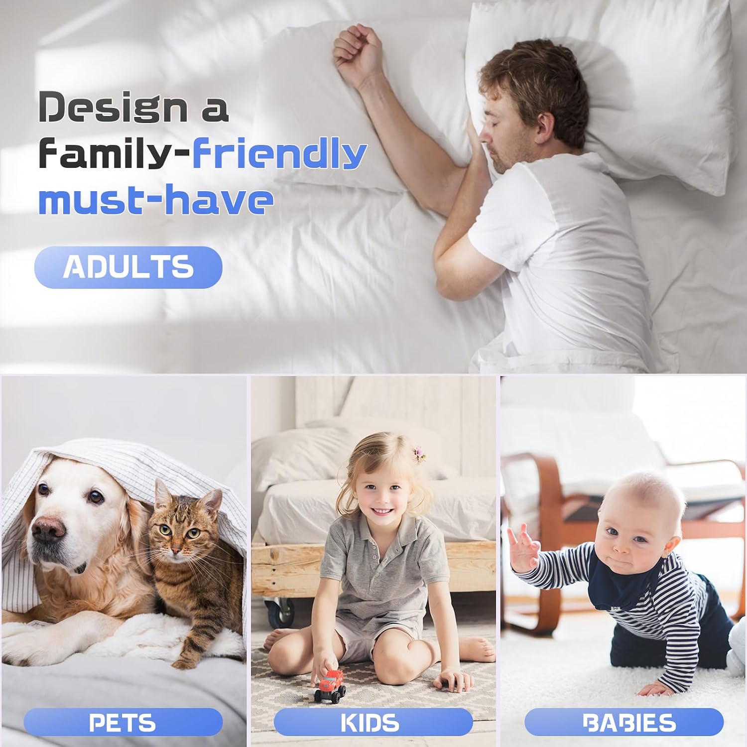 Incontinence Bed Pads for Adults Washable Waterproof, Super Absorbent Protection Pet Pee Pads ,Reusable Quick Drying Underpads for Kids/Elderly (33''x36'')