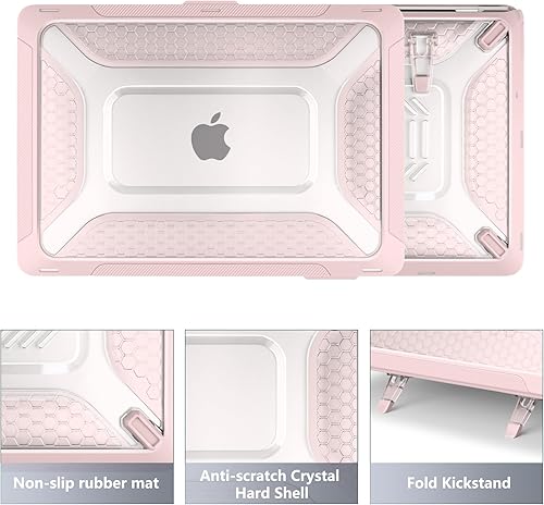 Miniatura 52 de Batianda Funda para MacBook Air de 13 pulgadas 2020 2019 2021 modelo A2337 M1 A2179 A1932 con Touch ID, carcasa rígida resistente a prueba de golpes