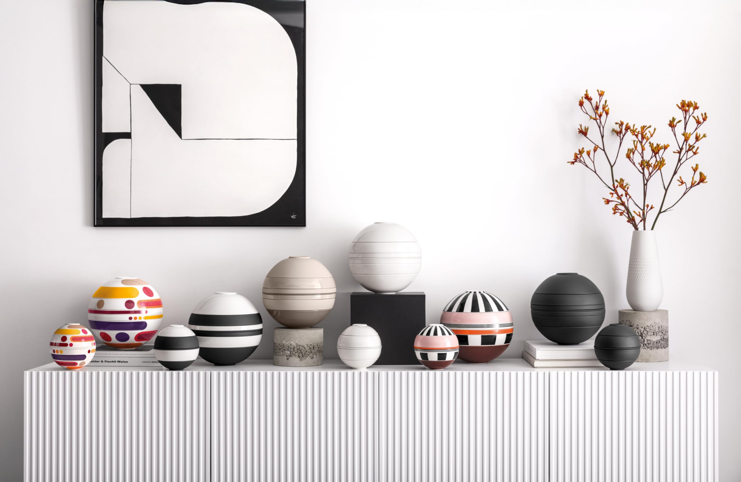 Villeroy & Boch – La Boule Dinner-Set Weiß, Spülmaschinenfest, Mikrowellensicher, Geschirr, Teller, Porzellan, Schale, Deko, Premium Porzellan