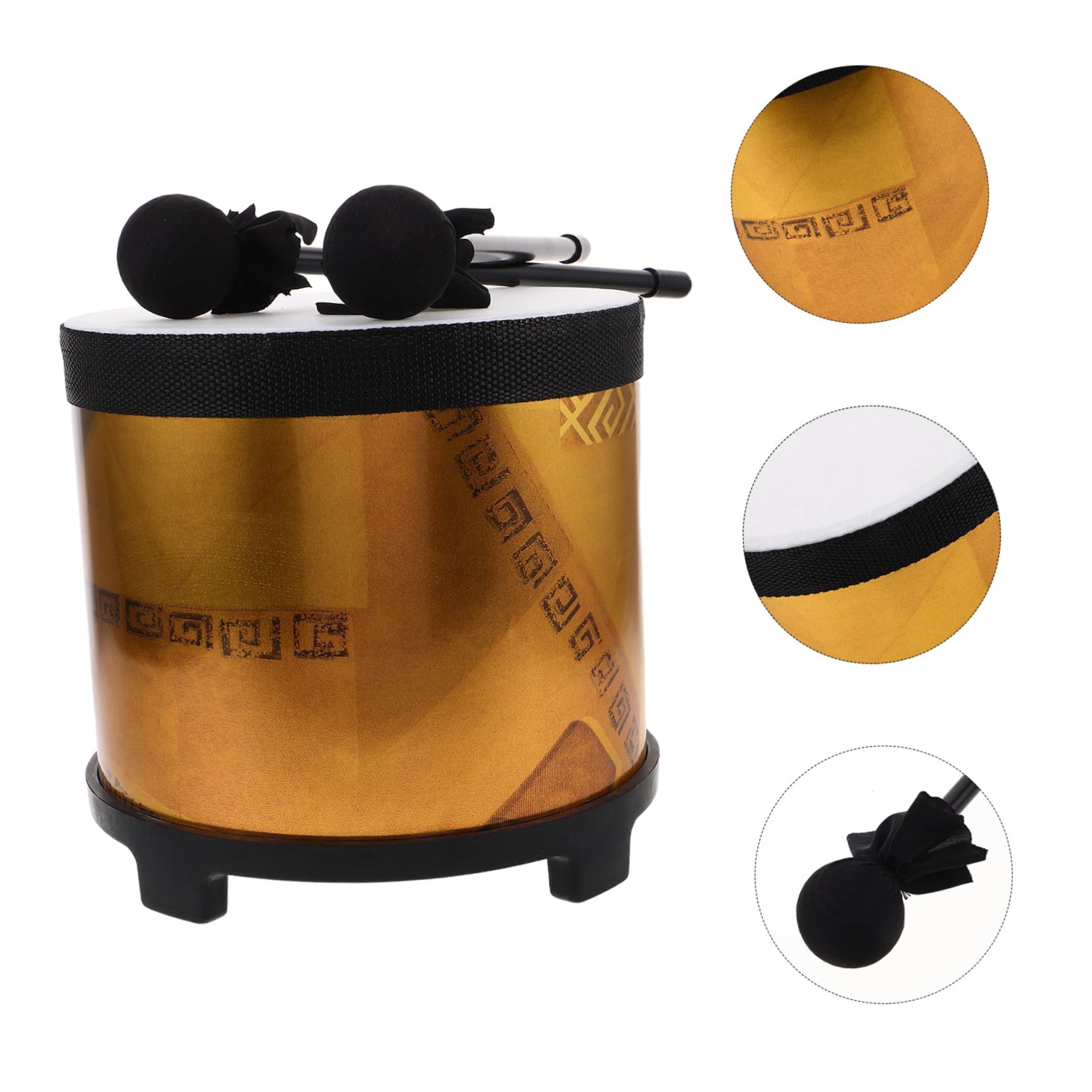 MAGICLULU Instrumentos de Percusión para Batería de Suelo Educativa con Mazos Instrumento Orff para Educación Temprana para Actividades Musicales Colegios y Jardines de Infancia Adecuado