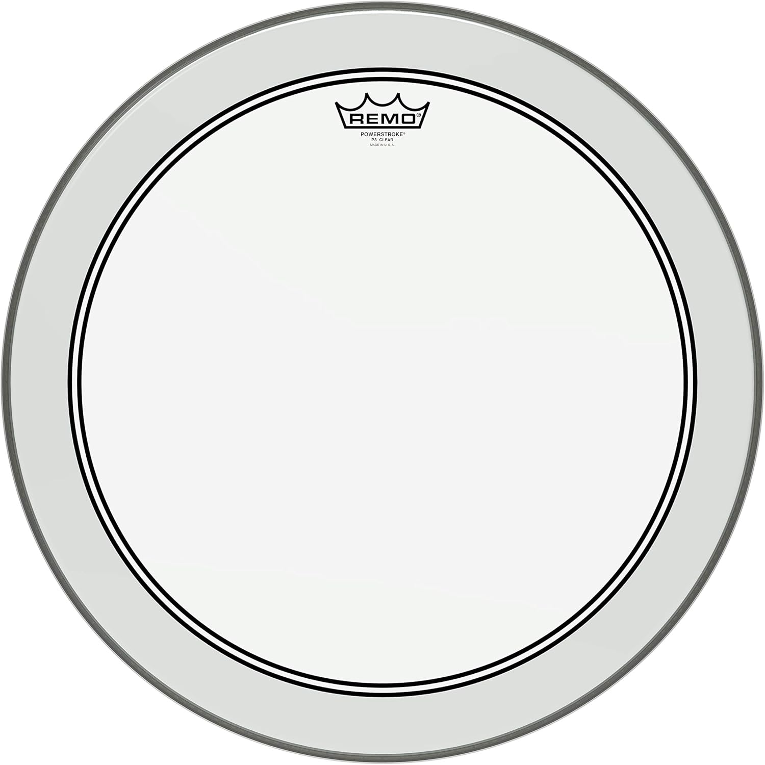 REMO P31318C2 Powerstroke 3 Clear 18Inch Bass Drum Batter Head with
