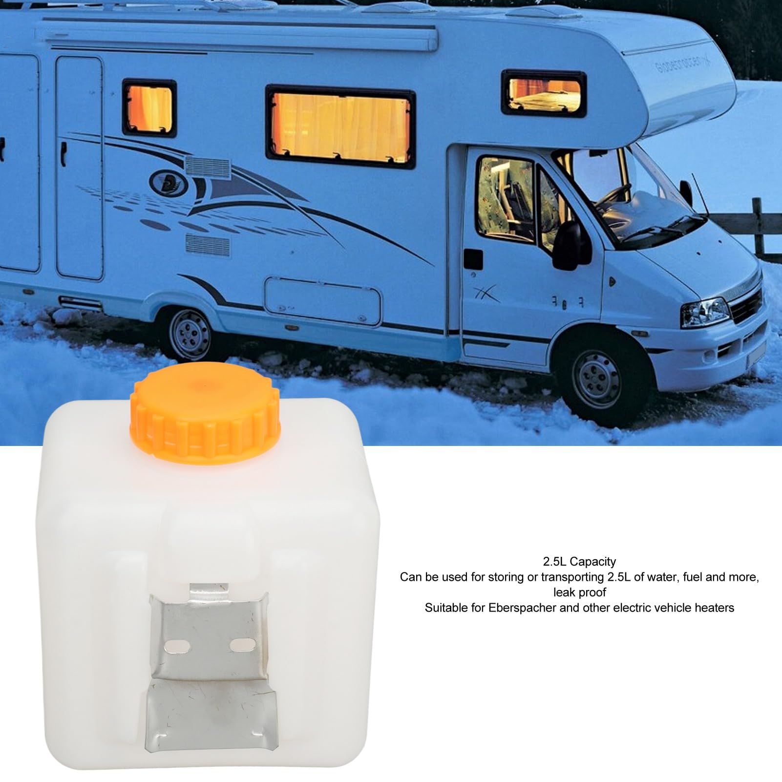 Serbatoio Olio 2,5 Litri Per Riscaldatore Parcheggio - Plastica, Antiperdita, Per Auto E Camion - Foto 2