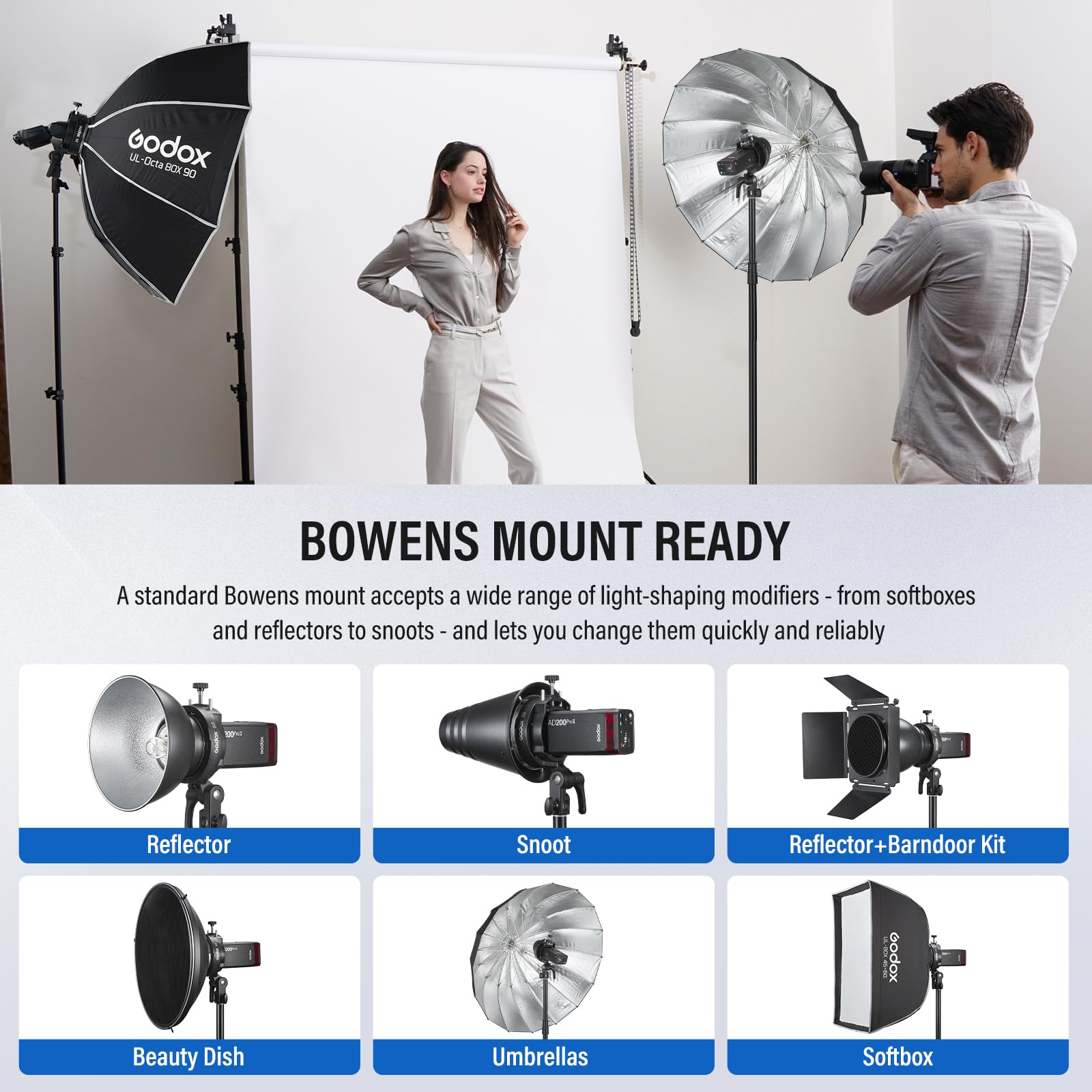 Godox Support S3 Speedlite de type S pour flash