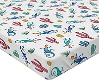 Vista 216 de Ambesonne - Sábana bajera ajustable multicolor, en colores y tres tamaños Azul y gris