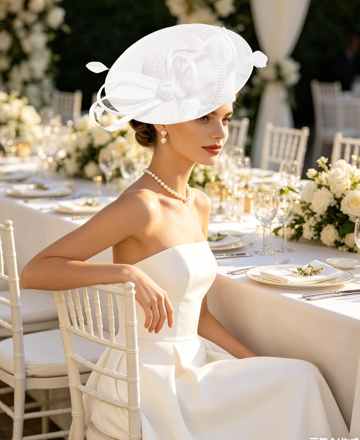 Kidukso Fascinators Hats for Women, Headwear for Derby Hats 20s 50s Feathers Hat for Tea Party Cocktail Church