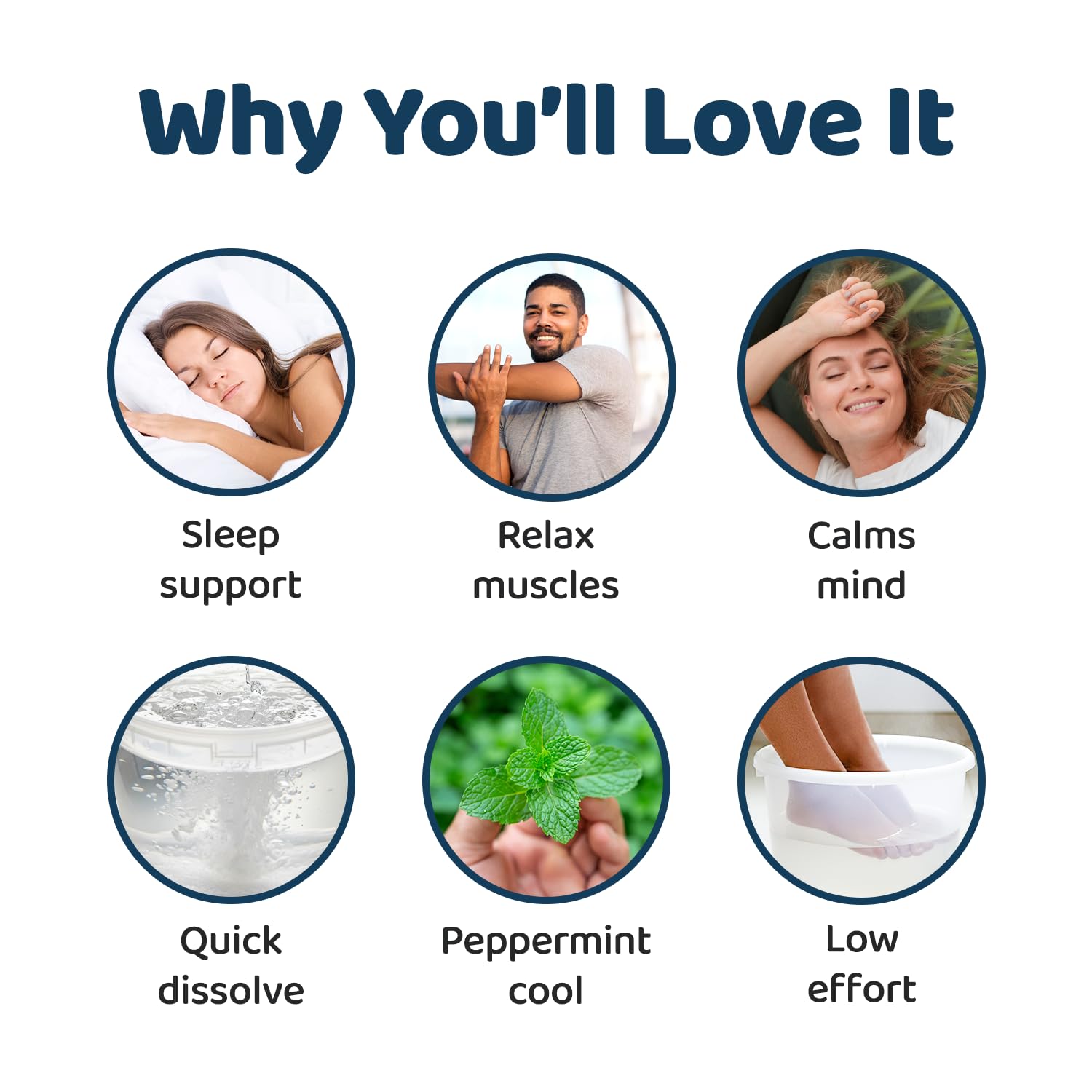 Bubble Me Magnesium Powered Epsom Bath Salt 1kg | Peppermint Oil infused | For Muscle Recovery, Pain Relief, Stress Relief, Better Sleep | Foot Soak & Post-Workout Recovery - Image 6 thumbnail