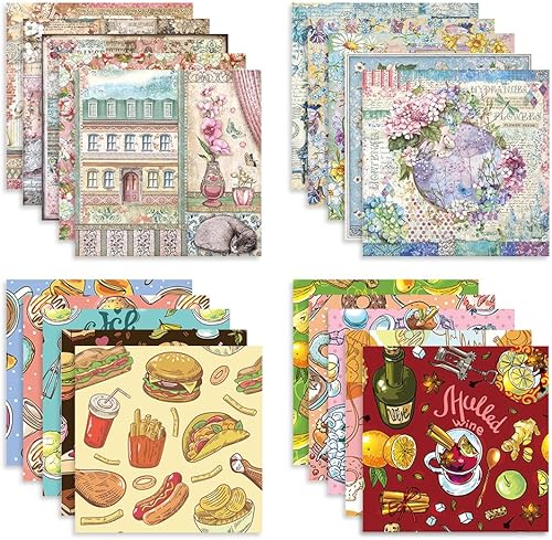 Vista 46 de Juego de 10 paquetes diferentes de papel de origami de 6 pulgadas, cuadrados, de doble cara, colores vivos, creación, fácil de plegar, manualidades