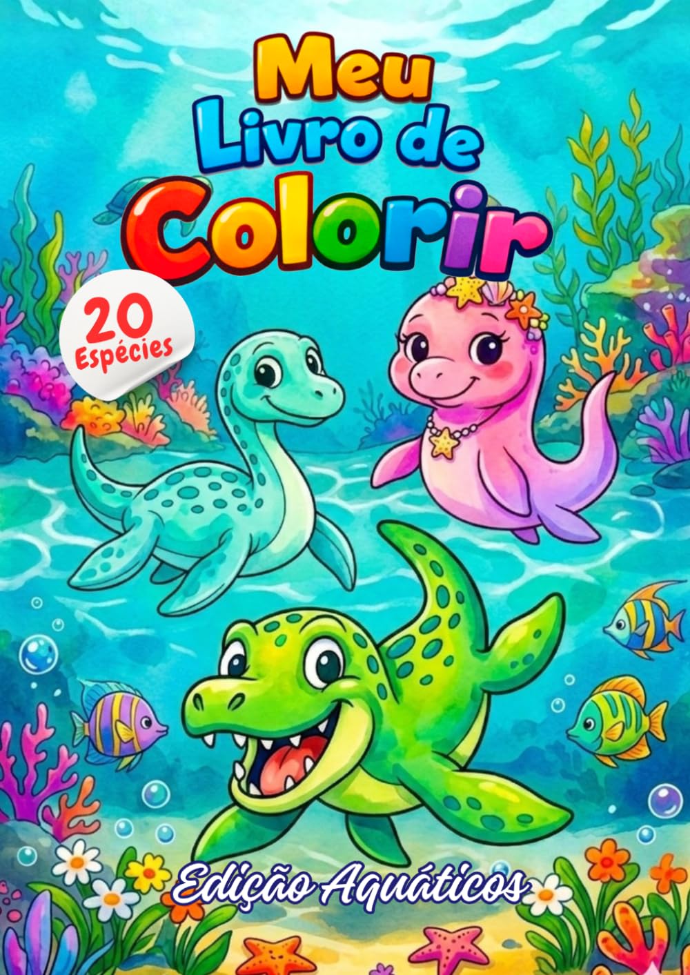 Meu Livro de Colorir: Edição Aquáticos