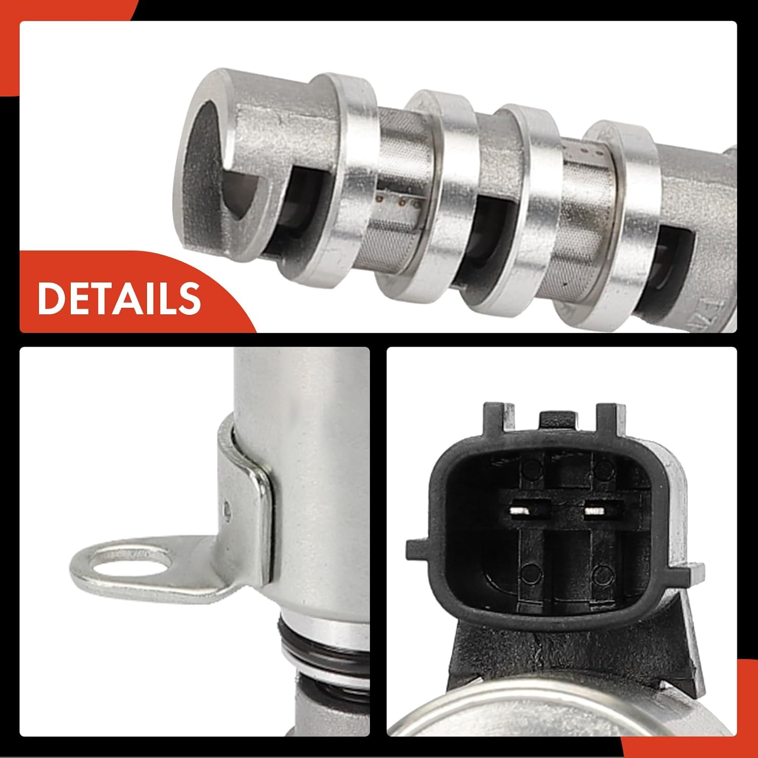 A-Premium Engine Variable Valve Timing (VVT) Solenoid Compatible with Infiniti Q50, G25, G35, QX80, QX50, QX56, QX70, Q70L, FX35, FX37, FX50, Q40, EX35 & Nissan 370Z