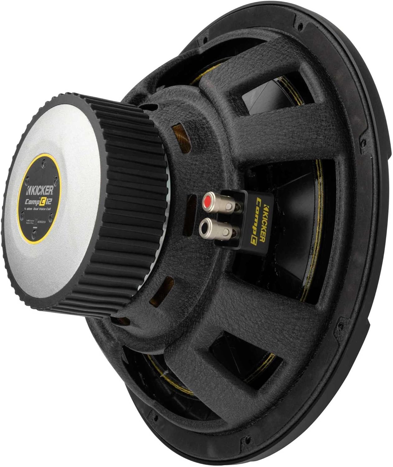 Kicker 50CWCD124 CompC 12" Subwoofer, Dual 4-Ohm (Renewed)