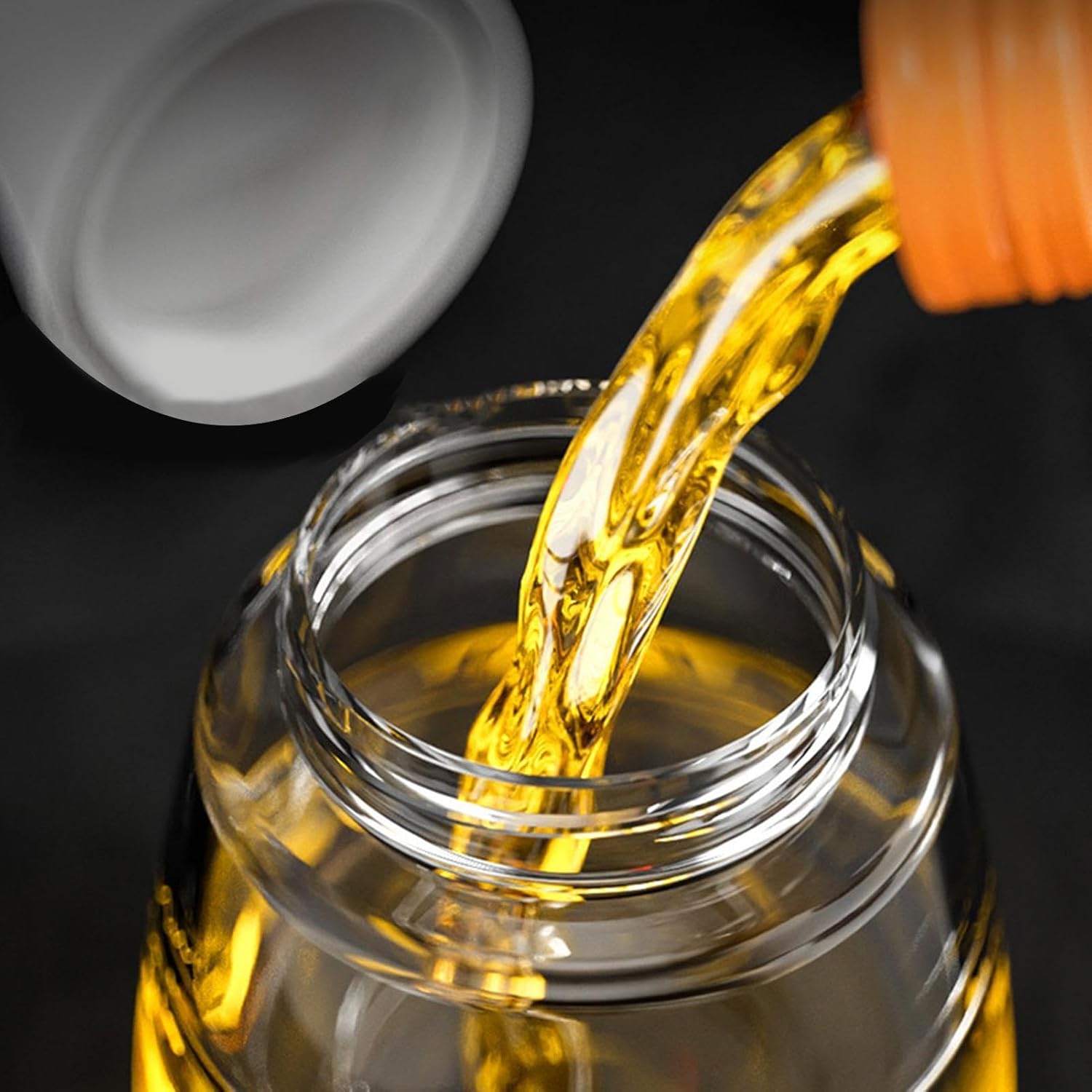 Kitchen Oil Sprayer,Leakproof Kitchen Dispenser Bottle,Vegetable Oil Sprayer Dispenser Bottle - for Home Camping Picnic Party Gathering Baking BBQ Precise Control