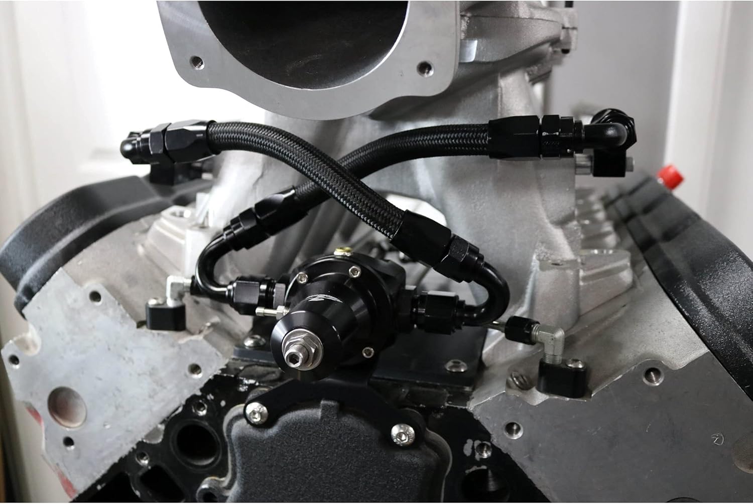 LS Timing Cover Fuel Regulator Bracket (Aeromotive Large EFI Regulator)