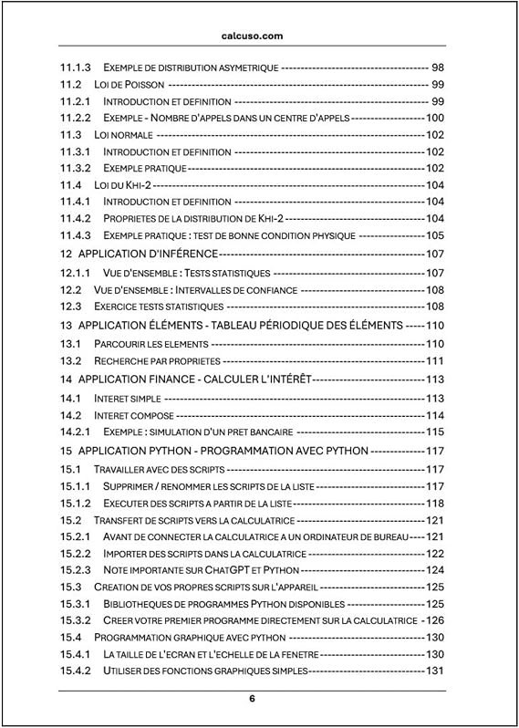 CALCUSO Guidebook compatible with calculator NumWorks - 164 pages in 17x24cm - Quick-start reference with practical examples and exercises