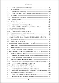 CALCUSO Guidebook compatible with calculator NumWorks - 164 pages in 17x24cm - Quick-start reference with practical examples and exercises