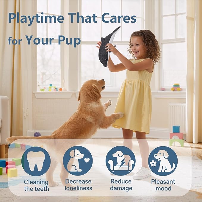 Juguete para Perro Indestructible Delfín con Sonido miniatura 5