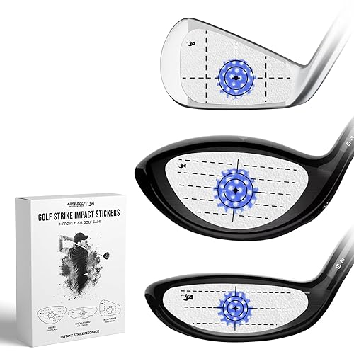 (Upgraded) Golf Impact Tape 315Pcs,Golf Stickers, Impact Tape, Golf face