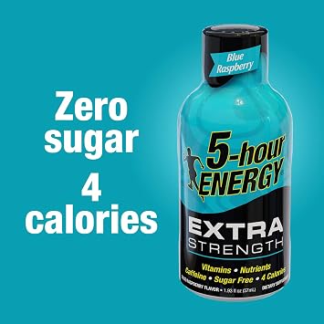 5 Hour Energy Shot Extra Strength Grape- 96 Pack of 2 Ounce Bottles