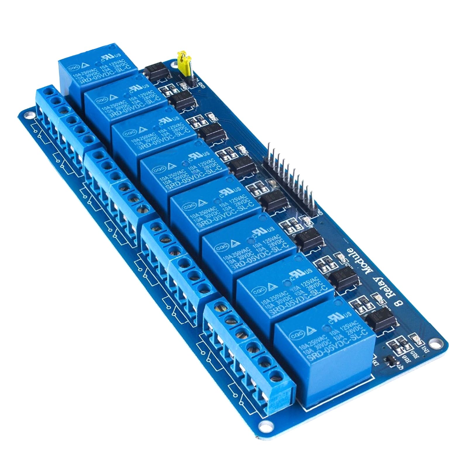 5v 1 2 4 6 Modulo Relè A 8 Canali Con Usca Relè Accoppiatore - Foto 5