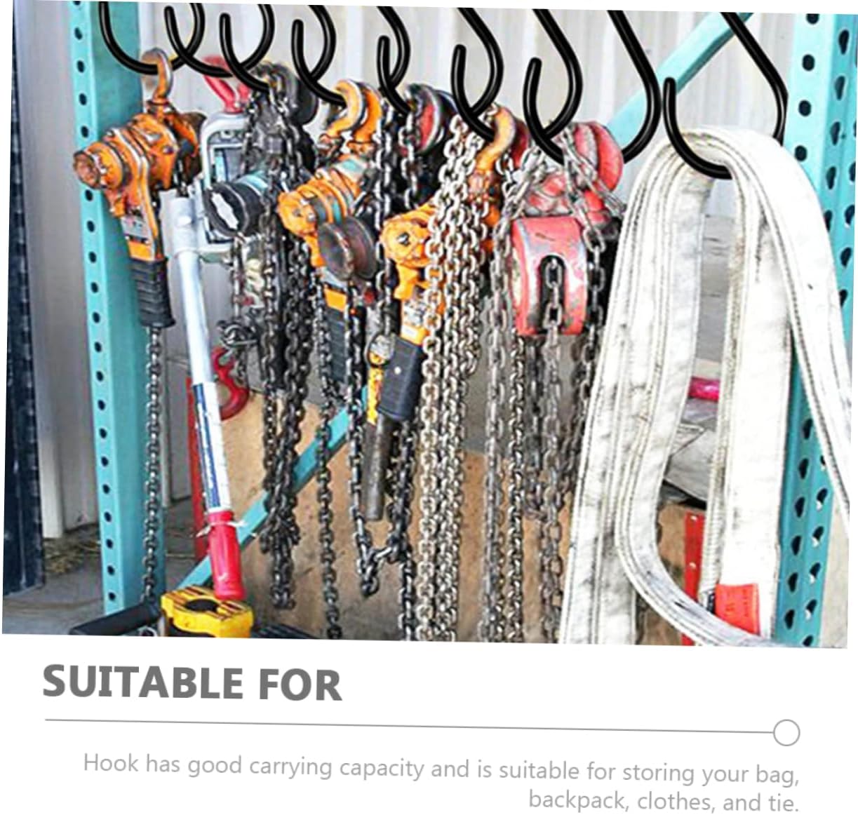 Ciieeo 8pcs Multi-Purpose Hooks s Hooks for Hanging Bathroom Hangers Metal Strong