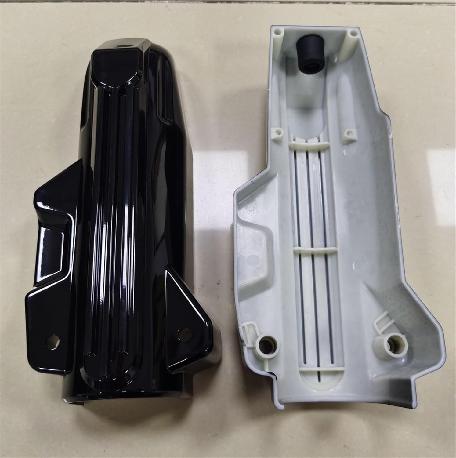 Black Motorcycle Lower Fork Covers Compatible with Harley Touring Electra Street Road Glide Road King FLHR Ultra Limited FLHTK 2014-2022