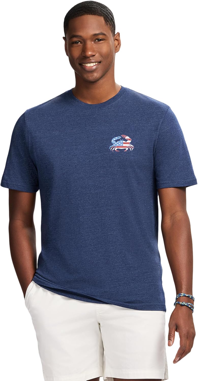 IZOD Men's Saltwater Short Sleeve Graphic T-Shirt