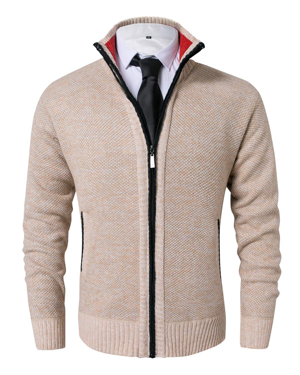VcansionMen's Classic Soft Knitted Cardigan Sweaters
