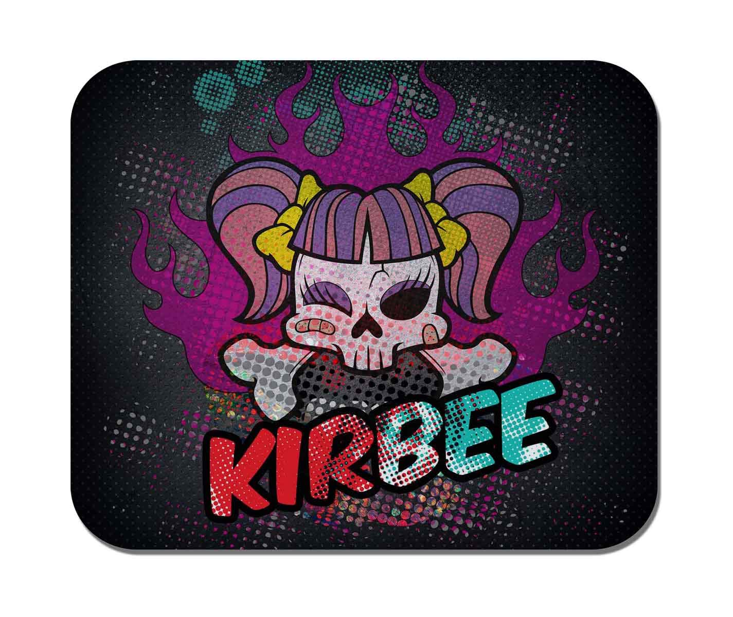 Makoroni - Kirbee Female Name - Non-Slip Rubber - Computer, Gaming, Office Mousepad