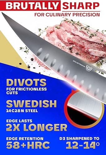 Miniatura 2 de Dalstrong Cuchillo curvo para deshuesar  6 pulgadas  Serie Centurion  Cuchillo de cocina sueco 14C28N de acero inoxidable de alto carbono  Navaja