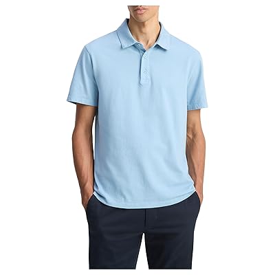 Vince Garment Dye Short Sleeve Polo Men