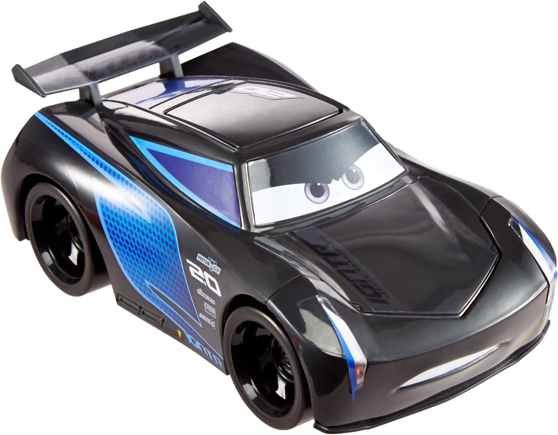 Disney Cars Toys Track Talkers Jackson Storm, 6-in, Authentic Favorite Movie Character Sound Effects Vehicle, Fun Gift for Kids Aged 3 Years and Older