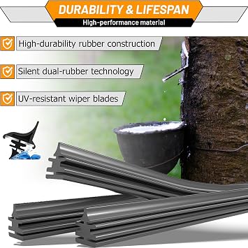 OEM Windshield Wiper Blade Replacement for Chevy Malibu Traverse Acadia | Fits Chevy Malibu Traverse, GMC Acadia, Saturn Outlook 20092012, 24+21, OEM quality, OE style, easy install