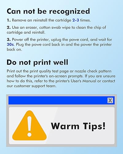 Miniatura 8 de E-Z Ink Pro LC203 - Cartuchos de tinta compatibles con Brother LC203XL LC201 LC201XL para usar con MFC-J480DW MFC-J880DW MFC-J4420DW MFC-J680DW