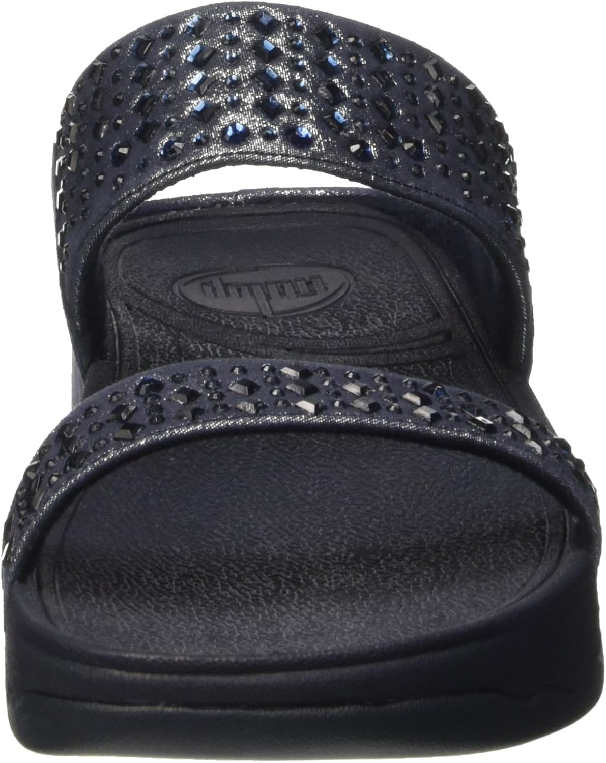 FitFlop Novy Slide, damessandalen, Blu Supernavy Silver