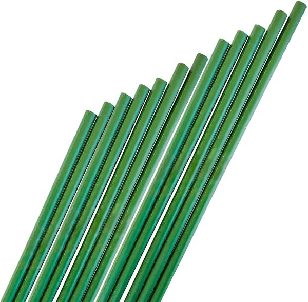 AC – Pack de 48 Tutores de Acero Plastificado para Plantas – Ideal para el Cuidado de Las Plantas – Varilla para el Cuidado de Las Plantas y Arboles (48 uds Ø 1,6 x 180 cm) - 5