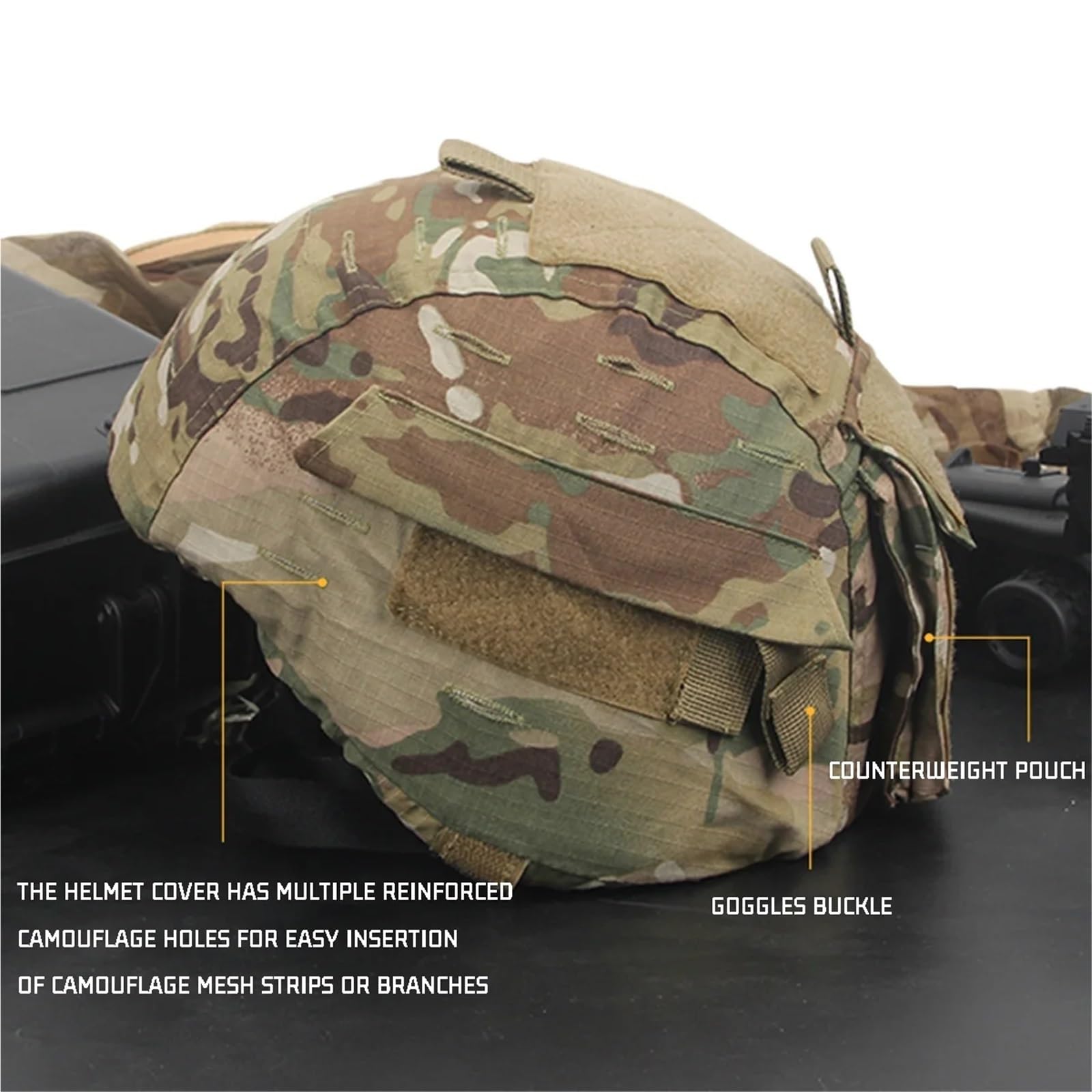 Copertura for Casco tattico for Mich 2000 Copertura for Casco Accessori for Casco da Caccia Airsoft Paintball(MC)