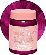 Lime Crime Full Coverage Unicorn Hair Dye, Chocolate Cherry - Damage-Free Semi-Permanent Hair Color Conditions & Moisturizes - Temporary Hair Tint Kit Has A Sugary Citrus Vanilla Scent - Vegan