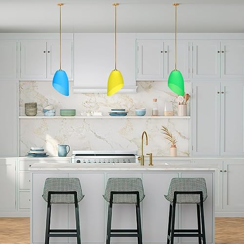 Miniatura 5 de Vaguelly 5 pantallas de repuesto para lámpara de pie, pantalla de herradura, pantalla de pie de múltiples cabezales, diámetro del agujero, 1.654 in