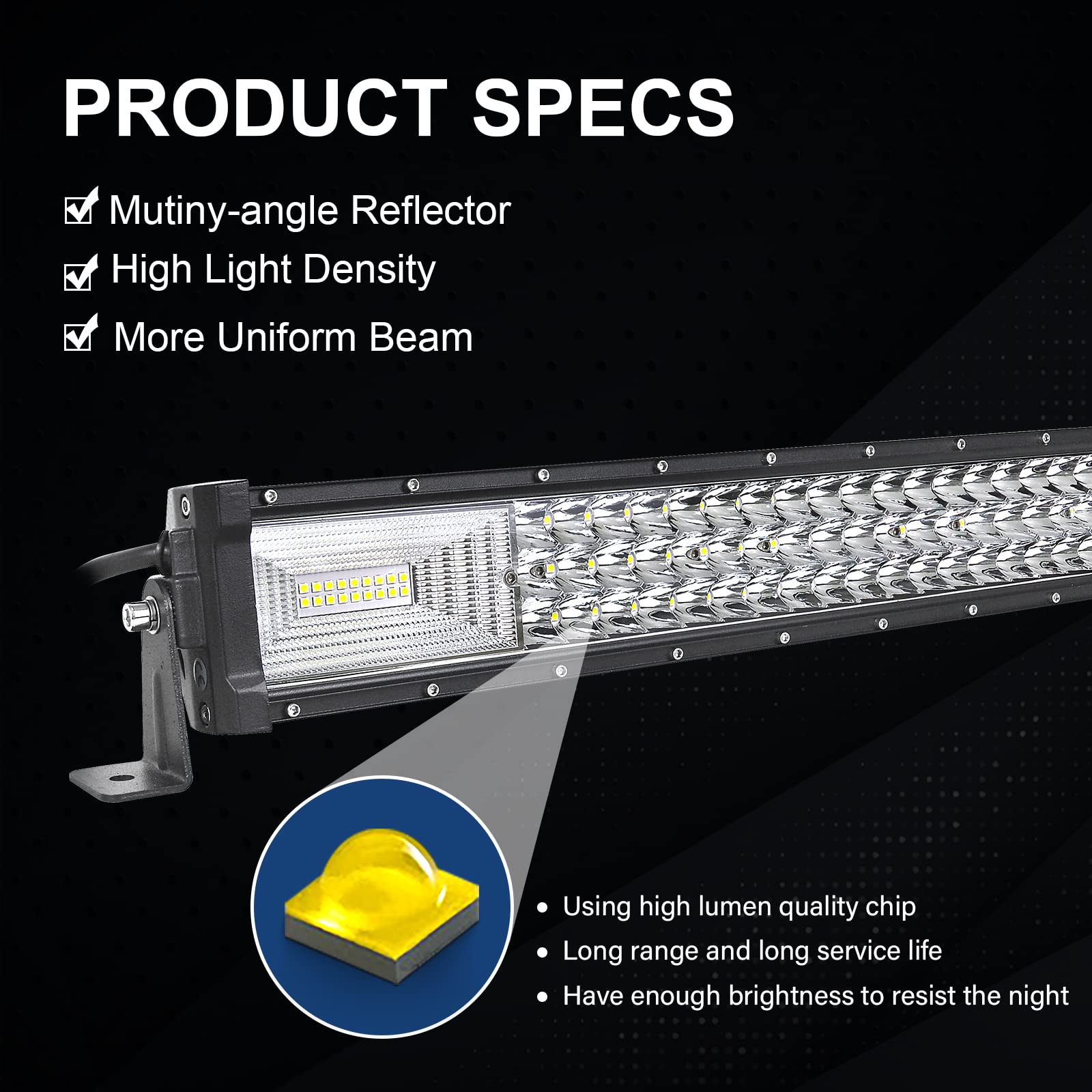 Willpower 30CM 72W Led Lichtbalk 12V Led-verlichting Bar Waterbestendig Rijdende Offroad Lichten Mistlamp Werklampen Led Light Bar Voor Vrachtwagen Tractor Auto Boot 4x4 ATV UTV SUV