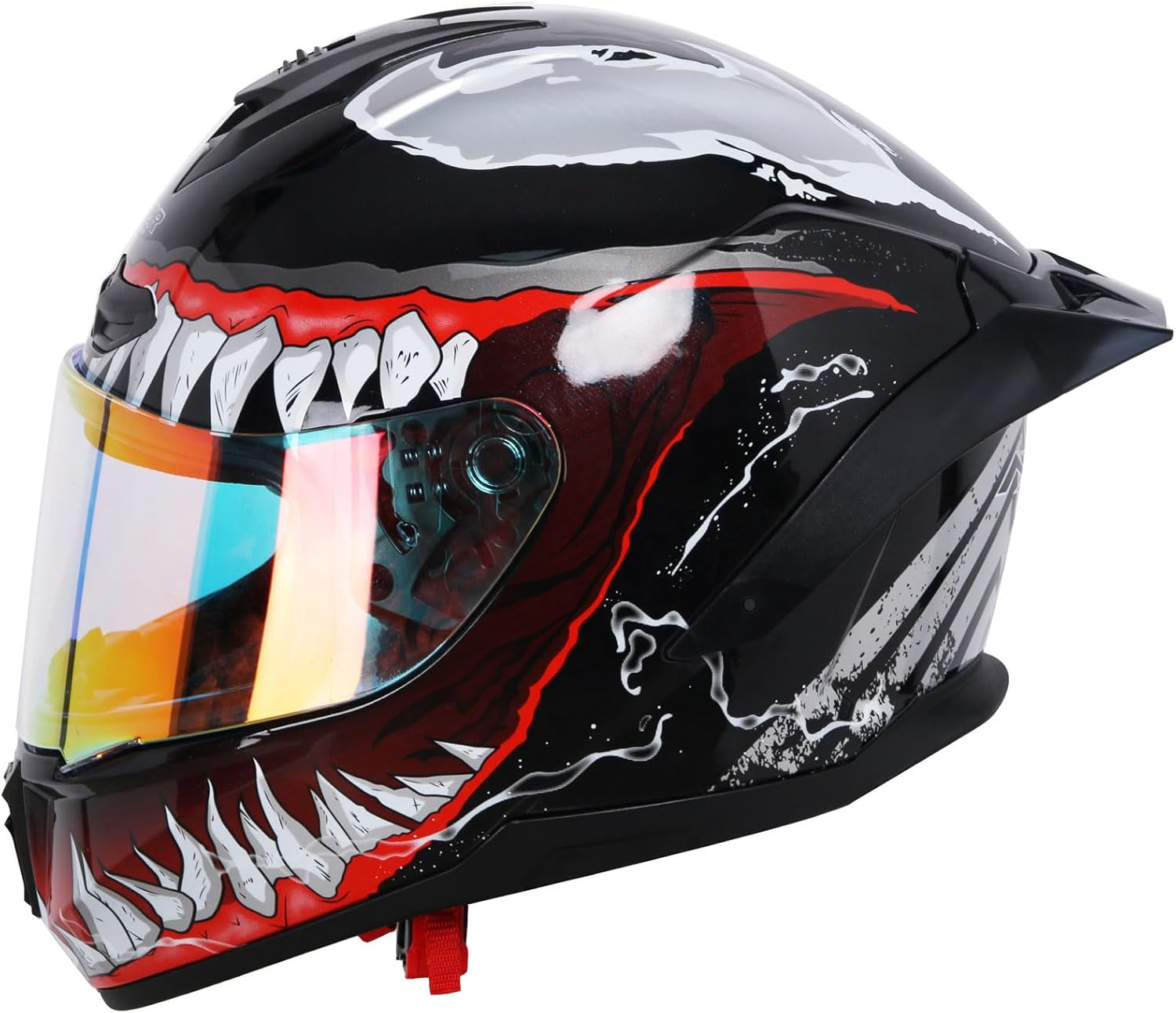 Retro Full Face Motorcycle Helmet DOT Approved