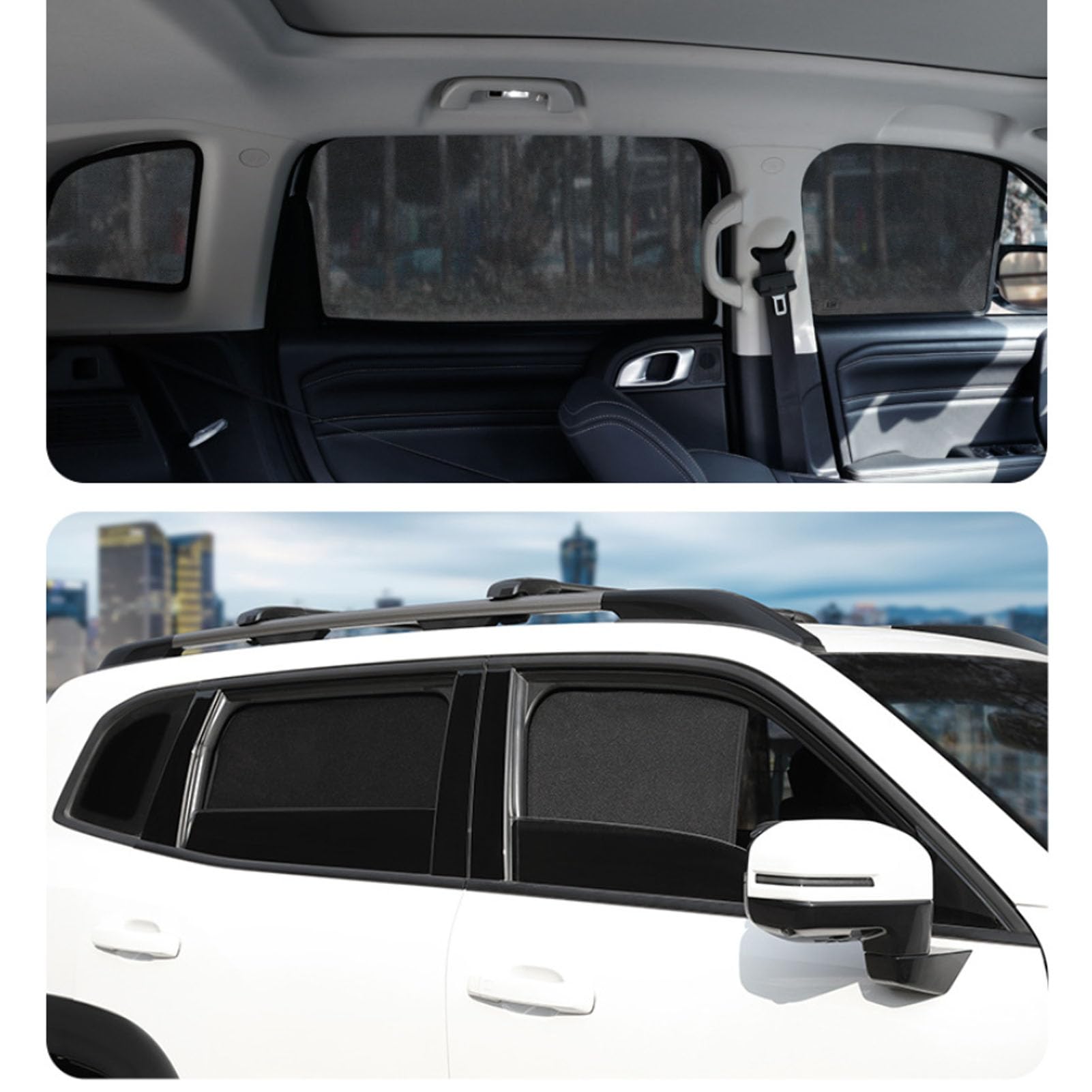 Sonnenschutz Auto Baby für BMW 3 Series / 3er Touring F31 2012 2013 2014 2015 2016 2017 2018 2019, Saugnapf Sonnenblende Auto Fenster Sonnenschutz,- Rear Window