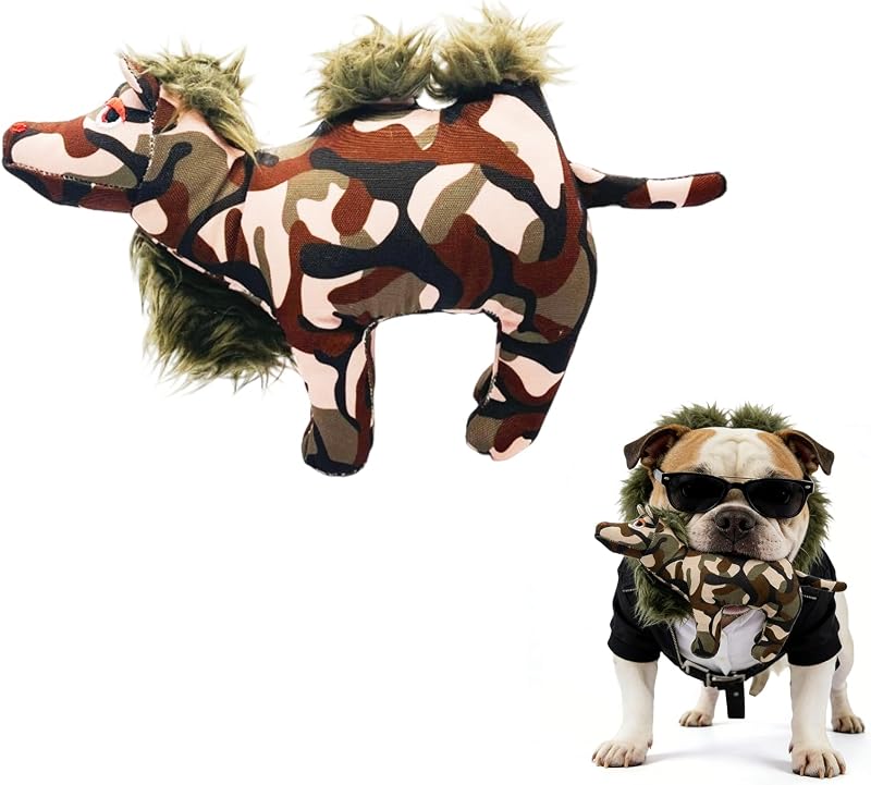 Brinquedo para Cães com Apito em Formato de Camelo Camuflado WOWBALA GEH068 — 27,00 × 10,92 × 17,00 cm, 100 g