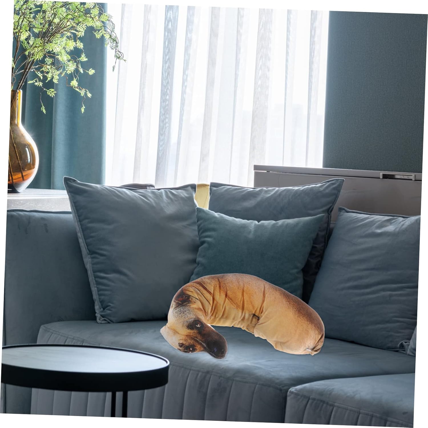 SAFIGLE 2pcs Luxury Home Decor Stuffed Sloth Plush Luxury Decor Thick Chair Cushions 3D Dog Pillow Plushie Pillow Doll Puppy Dog Soft Doll Animal Luxury Throw Pillows