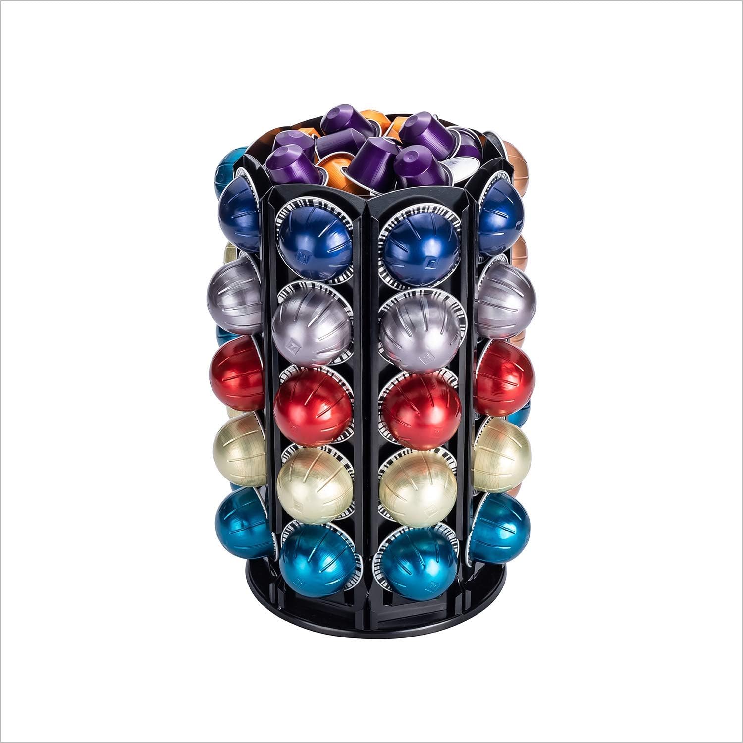 Amazon.com: Rice rat Soporte para cápsulas Nespresso Vertuo Vertuoline de  carrusel con cápsulas adicionales centrales de almacenamiento (carrusel,  más de 50 cápsulas) : Hogar y Cocina