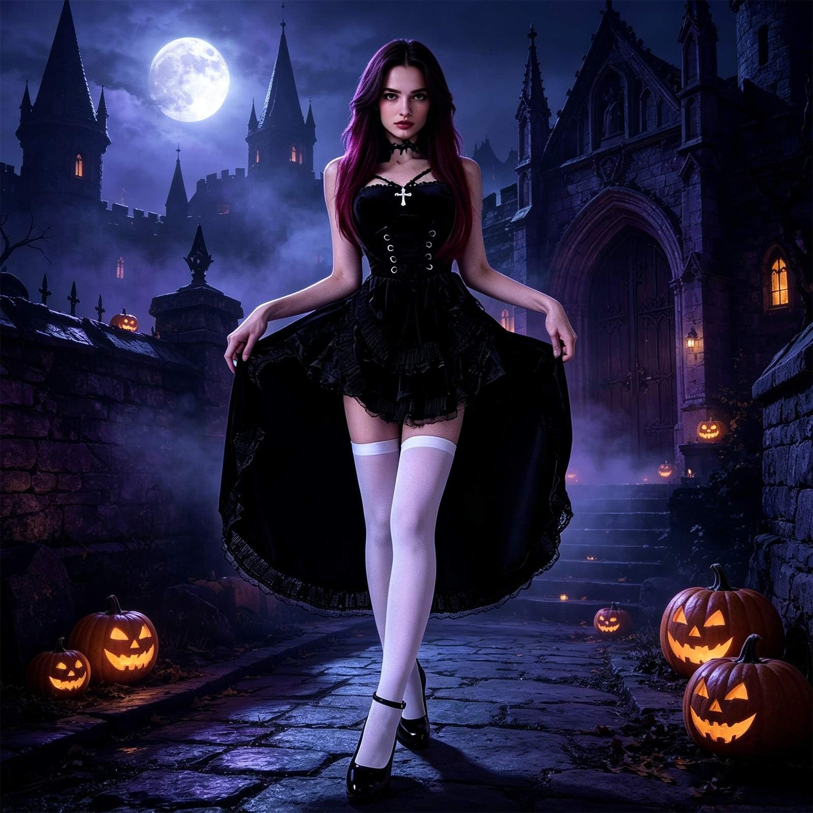 Generisch 2026 Gothic-Kleid für Cosplay und : Elegantes geflügeltes Hexenbraut-Kostüm mit thematischem Abendkleid und Party-Outfit